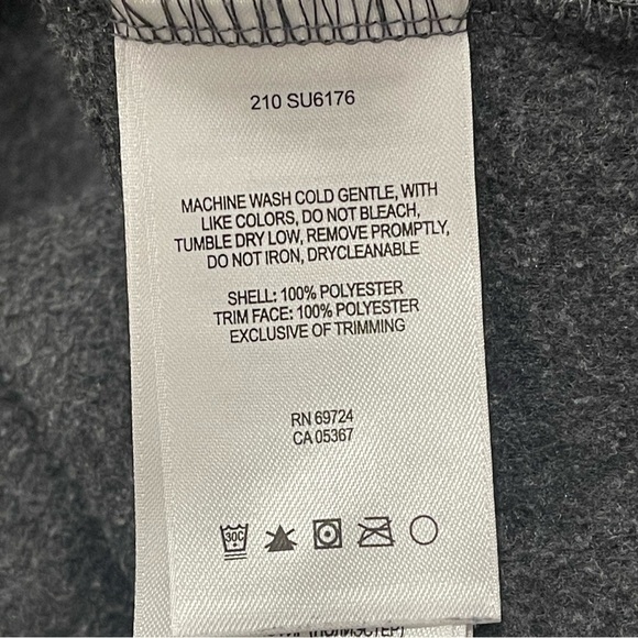 Columbia Men’s XL Charcoal Gray Half-Zip Fleece Pullover Jacket - Picture 5 of 5